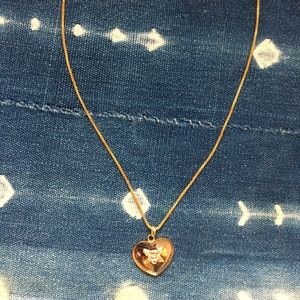 Gold heart necklace - perfect gift for daughters!